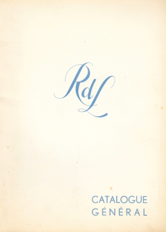 RENAISSANCE DU LIVRE, La - RdL Catalogue Gnral.