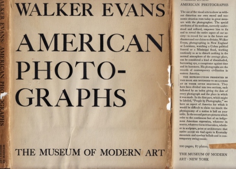 EVANS, Walker - American Photographs. With an essay by Lincoln Kirstein.