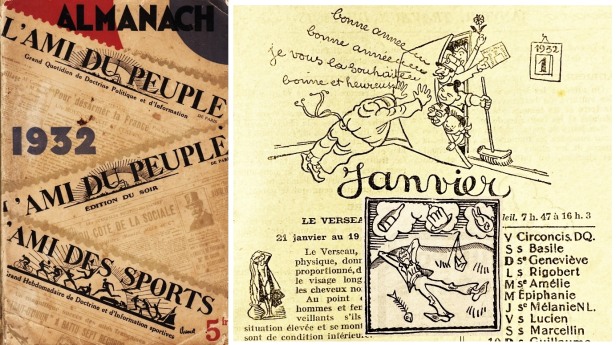 (CHANCEL, Jean-Louis) - Almanach 1932. L'ami du peuple - l'ami des sports.