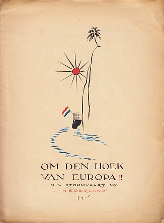 SPIER, Jo - Om den hoek van Europa. Met de N.V. Stoomvaartmaatschappij 