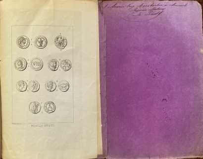 SCHODT, Alph. DE - Mdailles et tessres romaines indites. (With dedication by the author).