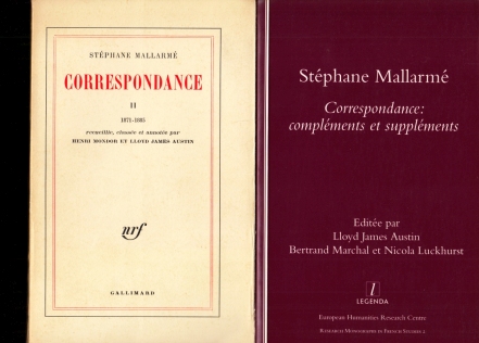 MALLARM, Stphane - Correspondance II-XI. Recueillie, class et annot par Henri Mondor et Lloyd James Austin. 