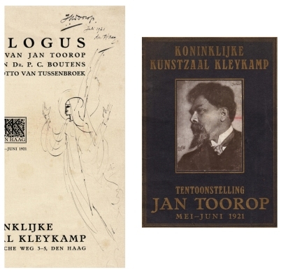 TOOROP, Jan - Originele pentekening, gesigneerd.