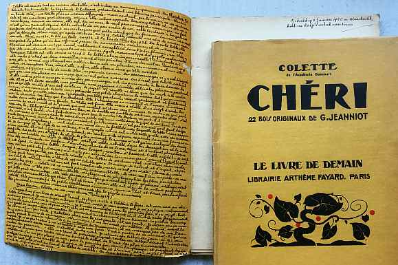 (PRICK, Harry G.M.). COLETTE - Chri. 22 bois originaux de G. Jeanniot. (En:) Mitsou. 16 bois originaux de Hermann Paul.