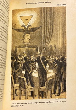 TAXIL, Lo - De geheimen der vrijmetselarij ontsluierd. Voor Nederland bewerkt en voorzien van een aanhangsel over de Nederlandsche vrijmetselarij uit Officieele bronnen.