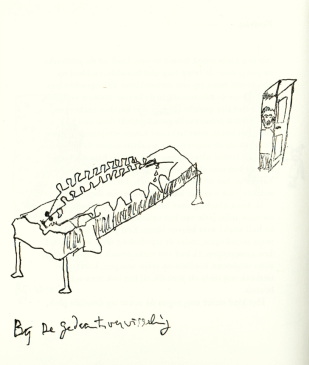 KAFKA, Franz - Kafka gellustreerd door J.M.A. Biesheuvel.