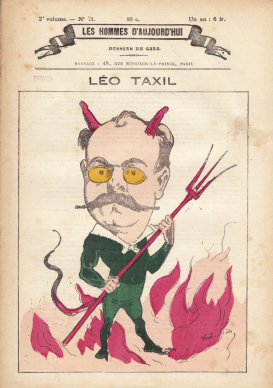 (TAXIL, Lo) - Les Hommes d'Aujourd'hui nr. 71. Lo Taxil. (Met een portret in kleur door Gill).