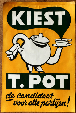POLITIEKE HUMOR - Kiest T. Pot. De candidaat voor alle partijen!
