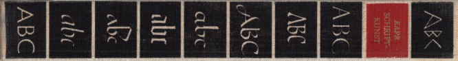 (NOORDZIJ, Gerrit). KAPR, Albert - Schriftkunst. Geschichte, Anatomie und Schnheit der lateinischen Buchstaben.