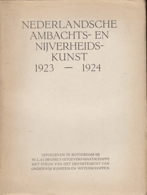 (VECHT, N.J. van de). V.A.N.K. - Nederlandsche Ambachts- en Nijverheidskunst. 1923-1924.