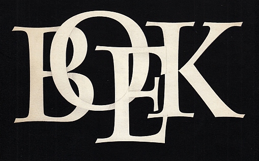KRIMPEN, Huib van - Boek over het maken van boeken. (Bewerkt door Gerrit Noordzij).