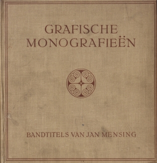MENSING, Jan - Grafische monografien. Bandtitels van Jan Mensing. Met een bijschrift van L. Ronner.
