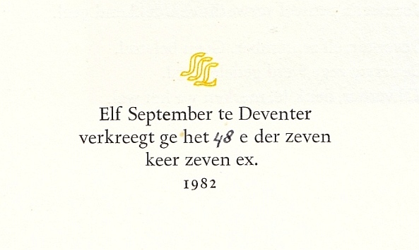 HERINGA, P.M. (Als:) LEBERECHT - Leberecht's denkwerk. [Met een illustratie van Ger Kleis].