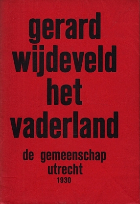 WIJDEVELD, Gerard - Het vaderland.
